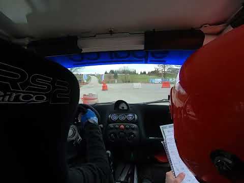 Filip Fortuna / Łukasz Kamiński 3. Rajd Ziemi Sanockiej PS. 6 Bukowsko  17.03.2024 Fiat Seicento