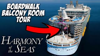 HARMONY OF THE SEAS BOARDWALK BALCONY ROOM TOUR | CABIN # 10327 | THE CRUISE WORLD