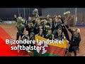 Bijzondere landstitel Moergestelse softbalsters