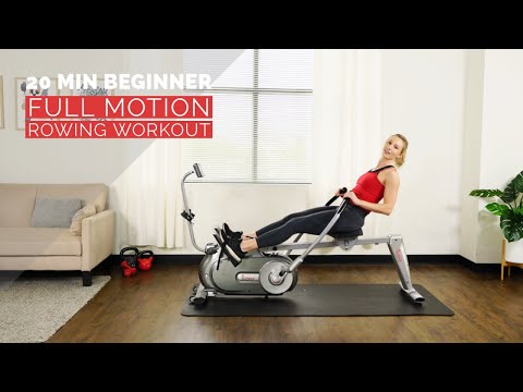 20 Min Beginner Full Motion Rowing Machine Workout