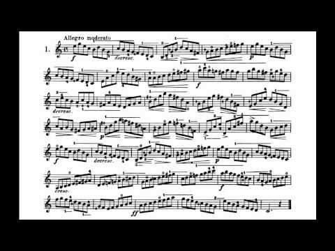 Metodo para violin Kayser - Ejercicio 1