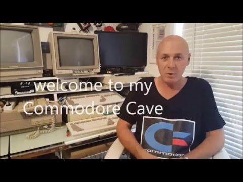 Take a tour of the Commodore Cave of retro computers.