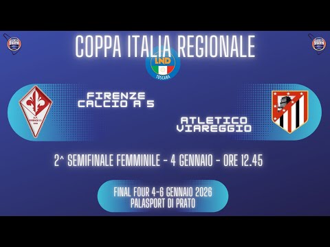 COPPA TOSCANA SEMI FINALE: FIRENZE C5 - ATLETICO VIAREGGIO (LIVE)