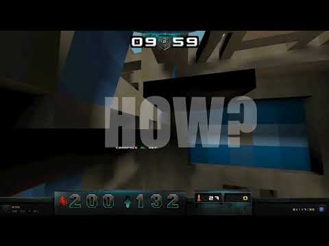 Quakeworld: yet unseen walljump (map dm2)