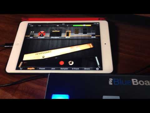 JumUp Pro + iRig BlueBoard + Expression pedal