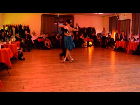  Maria Filali  and  John Zabala  are  dancing  to  a  tango