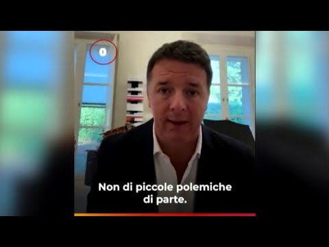 Renzi spiega in un video perché litiga e chiede Mes per la Sanità
