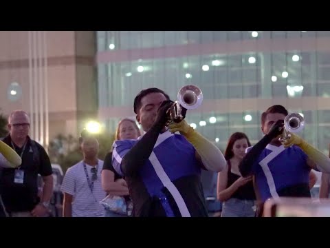 Blue Devils Hornline Full Warmup - San Antonio