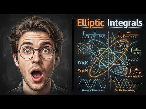 Elliptic integrals explained under 60 seconds.