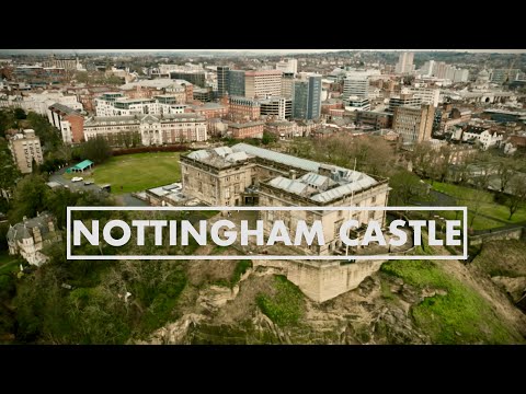 The Dramatic Medieval History of Nottingham Castle [4K Drone Documentary]