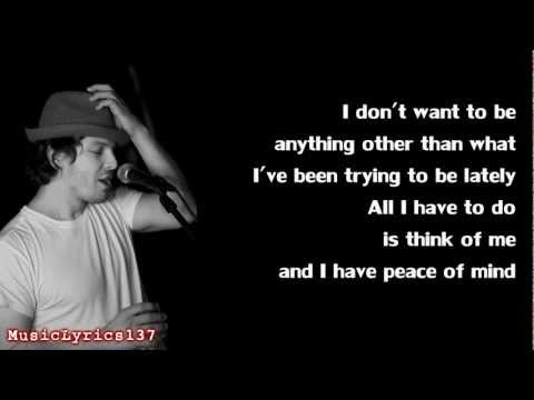 Gavin DeGraw - I Don't Want To Be [Lyrics On Screen]