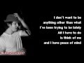Gavin DeGraw I Don T Want To Be Lyrics On Screen