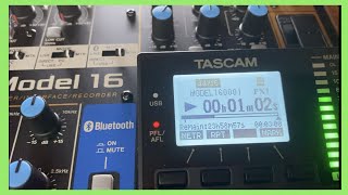 Video thumbnail for Tascam Model 16 Overview - Tascam Multitrack Recorder, USB Interface - Not A DAW Controller (Oops!) by EJ's Guitars & Music Channel