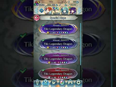 Fire Emblem Heroes: Abyssal Legendary Tiki Limited Hero Battle