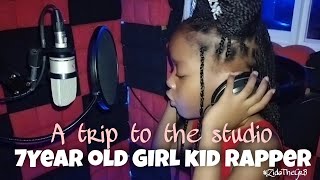 7Year Old Kid Rapper Goes To The Studio | Zida The Gr8 | VLOGTOBER