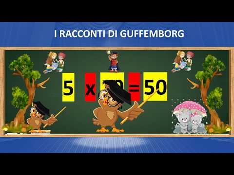 STORIE PER BAMBINI: LA TABELLINA DEL 5