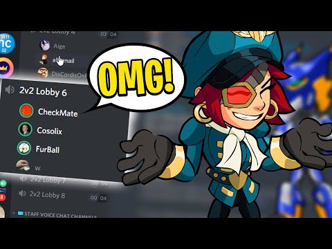 SURPRISING FANS In Public Brawlhalla Discord w/WRENCHDDDDD