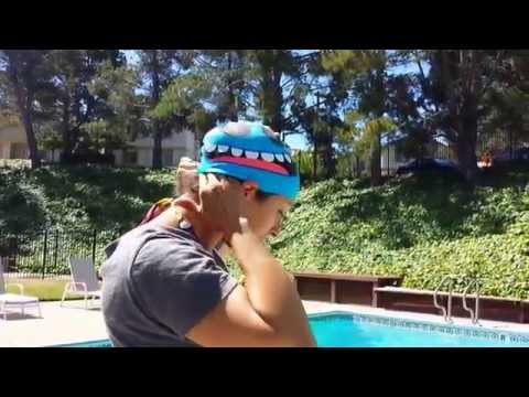 How to put on a swim cap in under 3 minutes