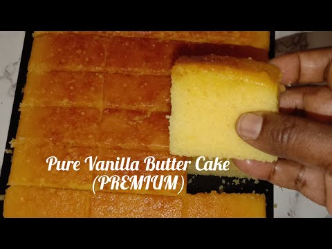Pure Vanilla Butter Cake (PREMIUM)                                     Ratha's Dishes Indrani