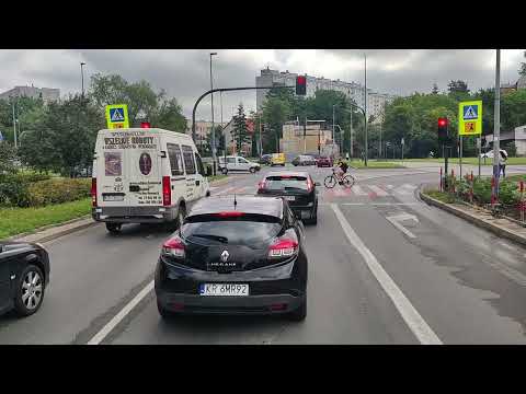 Jazda po Krakowie kat. C i CE - cz. 2