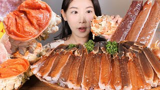또 돌아왔지 역대급 홑게🦀 홑게(홋게)회, 내장 철철 몸통찜 먹방 Raw Soft snow crab [eating show] mukbang korean food