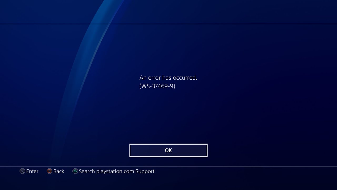 What is WS error 37469 9?