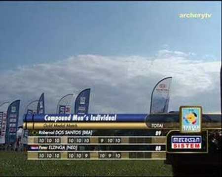 Peter Elzinga v Roberval Dos Santos – compound men's gold | Antalya 2006 Archery World Cup stage 2