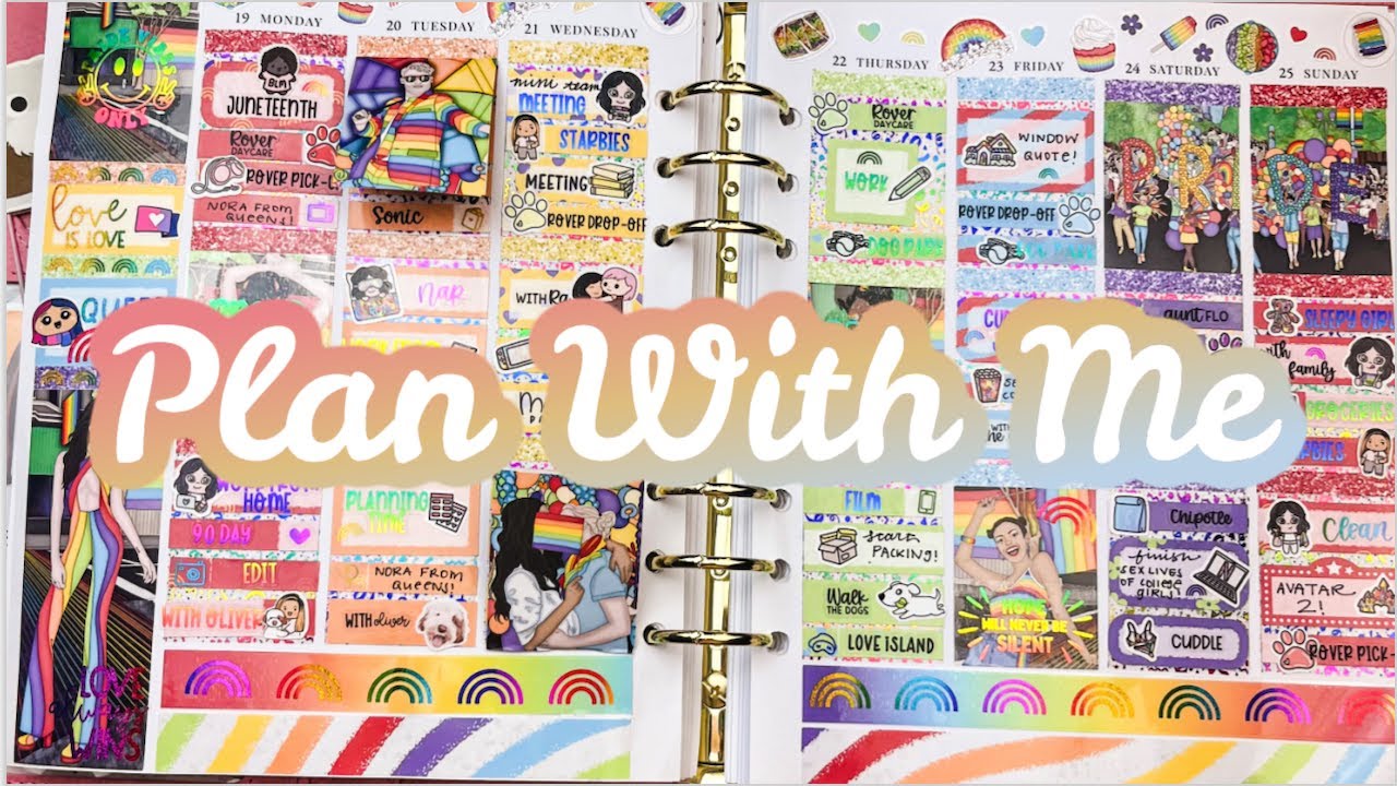 Plan With Me🏳️‍🌈Pride Parade (Scribble Prints Co.)