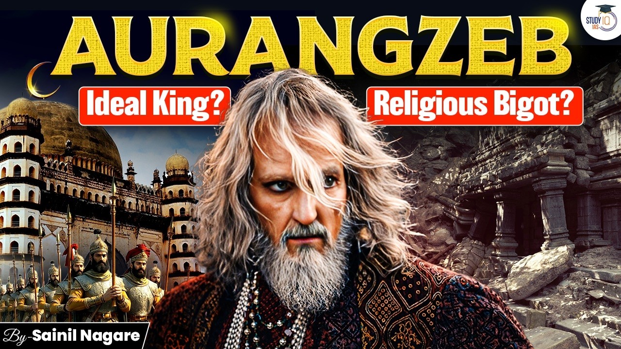 How was the Mughal Emperor Aurangzeb? | Better Ruler or Religion-Focused Leader? | StudyIQ IAS