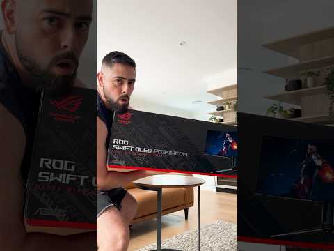 Unboxing the World&#39;s Fastest Ultrawide OLED Gaming Monitor! @asusrog