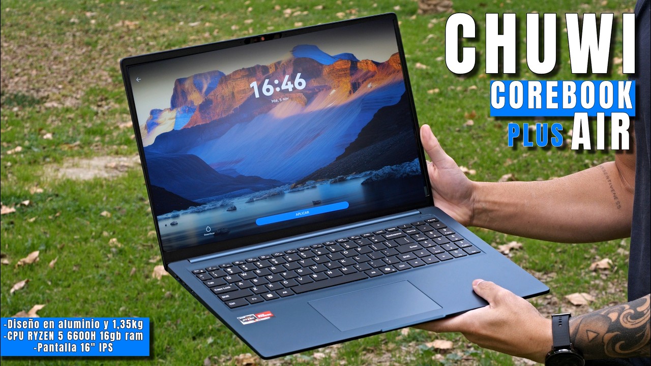 CHUWI CoreBook Air Plus 💻 El ordenador que buscabas es más potente y portátil | Review