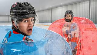 Hockey, But We’re Trapped In Giant Bubbles
