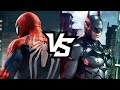 Insomniac Spider Man VS Arkham Batman