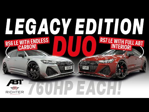 ABT RS6 LE & RS7 LE – Legacy Edition DUO! | Richter Automotive