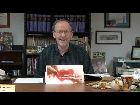 FREELY YOU HAVE RECEIVED, FREELY GIVE"  Romans 10:11-18, Sunday September 26, 2021