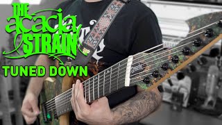 What If THE ACACIA STRAIN Tuned Down (8 String Guitar Riff Compilation)