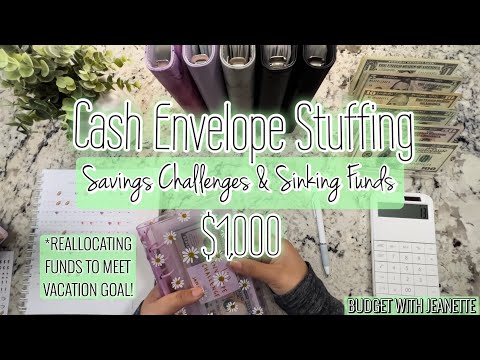 , title : 'CASH ENVELOPE STUFFING | $1,000 | SAVINGS CHALLENGES | March 2023 Budget | Cash Envelope Method'
