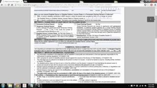 How to Apply for a Disablity Placard in California