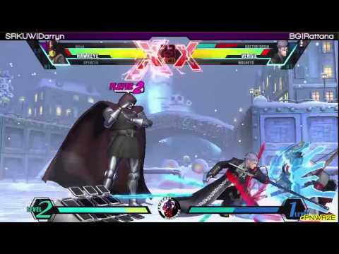 Saturday Slugfest X - UMvC3 W4 - SRKUW Darryn (NOV_SPE_HAW) vs BG Rattana (MAG_DRD_VER)