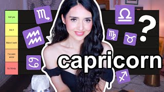 ♑️💖Capricorn Compatibility with EACH Zodiac Sign: RANKED in tiers (3 Best Matches for Capricorn)
