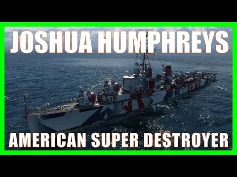 USS Joshua Humphreys US Navy American Destroyers World of Warships DD