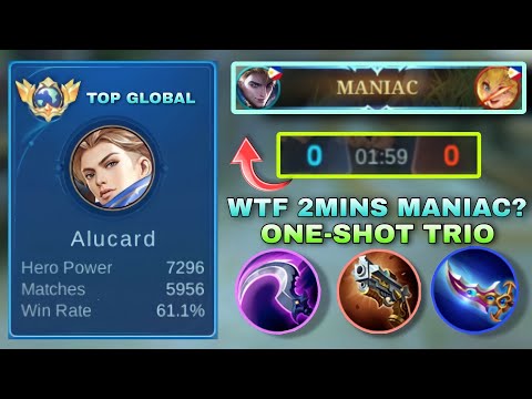WTF!!! MANIAC IN 2MINS? | Use This New Op Build and Emblem for UNLI-MANIAC!!! (The enemy said hack!)