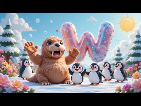 W is for Walrus | ABC Animal Song for Kids | Learn the Alphabet with Arctic Friends