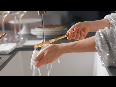 Is it okay to wash gold plated cutlery in the dishwasher?