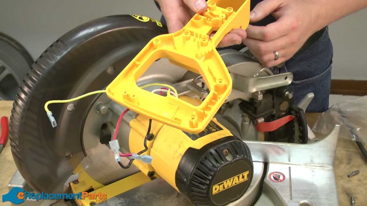 Replacing your DeWALT Miter Saw Handle Assembly