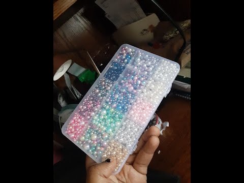 Beads 1140pcs/lot Mix Rainbow Gradient Color Round 4/6/8/10mm Imitation Pearl No Holes for DI Review