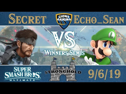 Stronghold #1 - Secret (Snake) vs PSG | Echo_Sean (Luigi) - Smash Ultimate Winners Semis