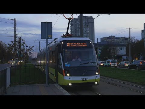 Ukraine, Lviv, tram 8 ride from Духновича (764) to Заозерні провулки (769)