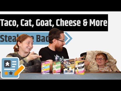 Taco Cat Goat Cheese Pizza, Moose Match Mayhem, Steal The Bacon & Wild Wild Taco Reviews