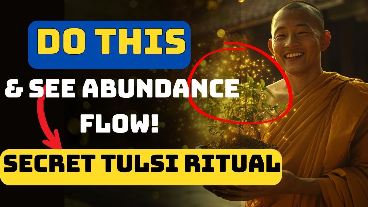Tie THIS Under a Tulsi Plant & Attract WEALTH Overnight |Sacred Rituals for Prosperity & Energy Flow
